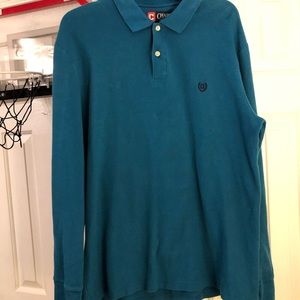 Chaps blue polo
